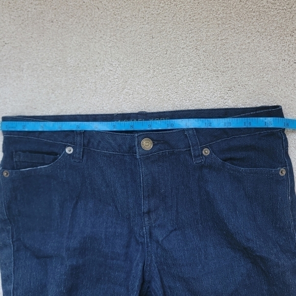 Michael Kors Boot Cut Dark Wash Jeans Size 4 - Picture 9 of 15